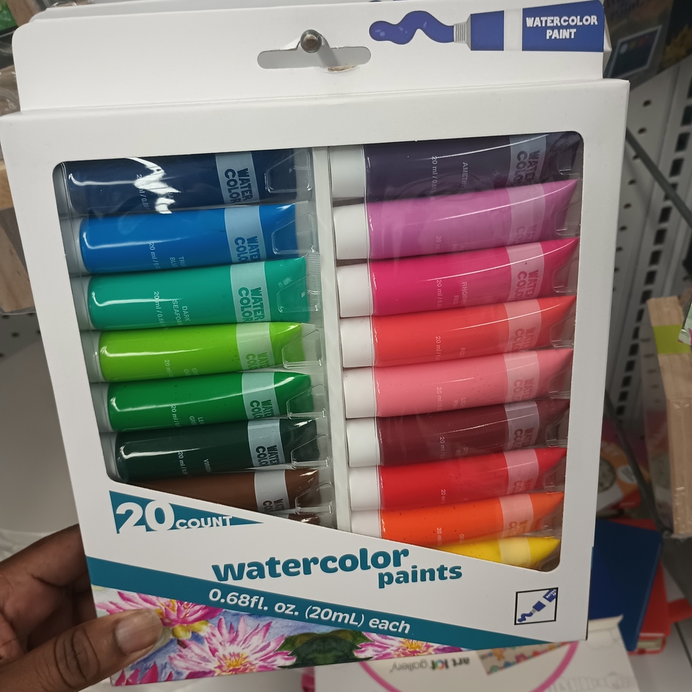 20-Count Watercolor Paint Set